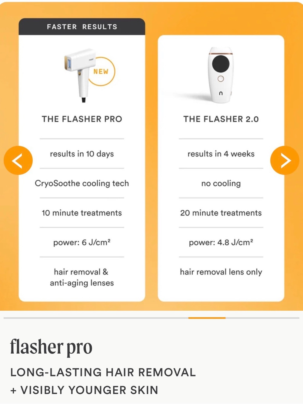 Nood Flasher Pro Hair Removal Laser Device in White - Picture 10 of 13